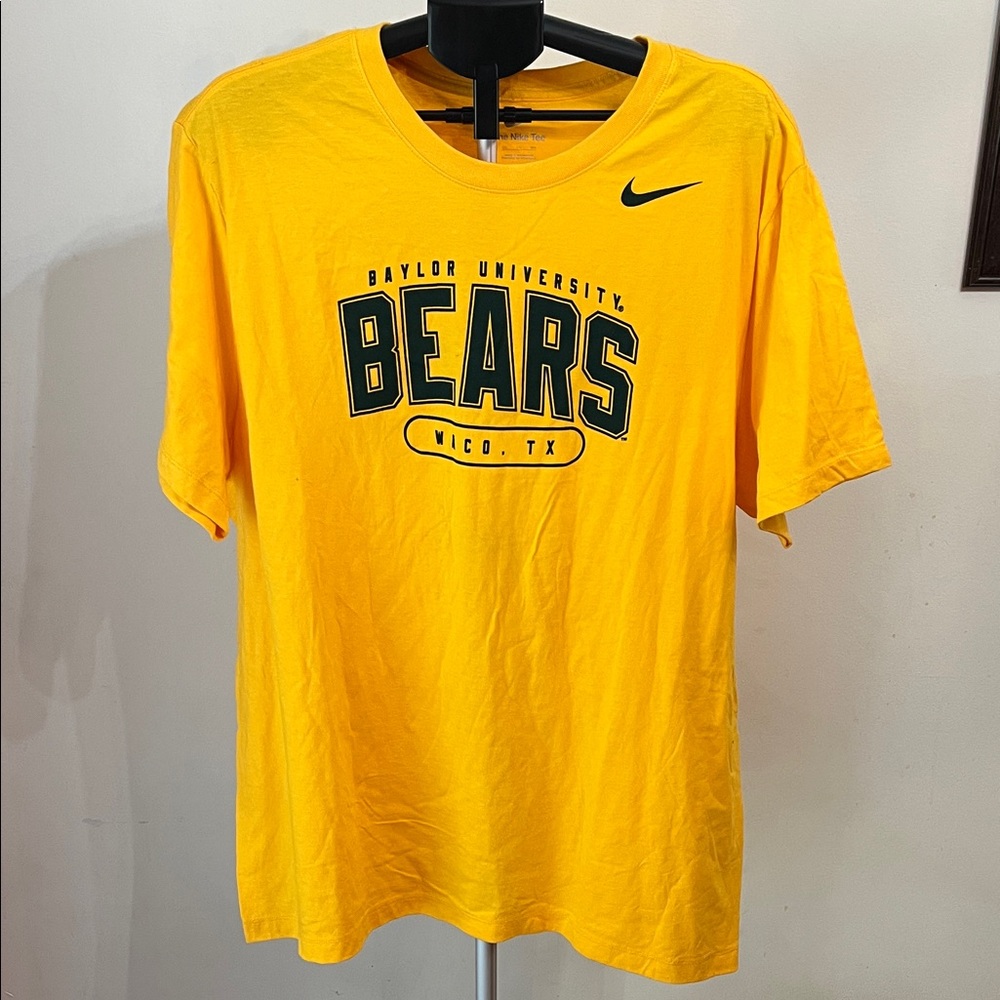 NWOT Nike Men's Gold Baylor Bears Tee
